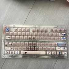 PBT Cat Keycaps Set MOA Profile Cute Keycaps 144 Keys Custom Dye-Sublimation ... picture