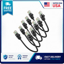 Short Ethernet Cable 0.5FT 5-Pack, Cat6 Patch Cable 6 inch Cord  picture