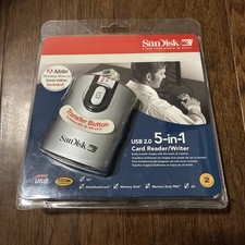 NEW SanDisk ImageMate USB 2.0 5-in-1 Card Reader/Writer SDDR-99-A15 New In Box picture