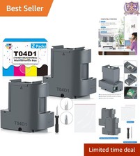 Ink Maintenance Box Compatible with Epson Printers Black 2 Pack for ET-15000 picture