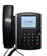 Polycom VVX 410 VOIP Office Desktop Phone 12 Line HDVoice POE picture
