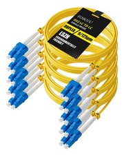 Foboiu OS2 LC to Single Mode Fiber Patch Cable 3M(10FT), Yellow LC-LC picture