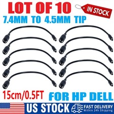 DC Power Charger Converter Adapter Cable 7.4mm 5.0mm To 4.5mm 3.0mm For HP Dell picture