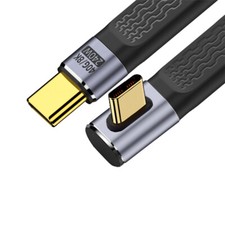 Angled USB-C Type-C USB4 40Gbps 8K Fast Transfer FPC Data Cable for Laptop Phone picture