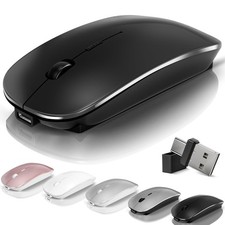 Bluetooth Wireless Mouse for Mac Air MacBook Pro Laptop PC Pad with Jiggler picture