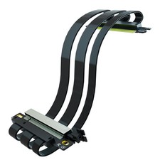 GLOTRENDS Double Reverse PCIE 4.0 Riser Cable for Mini-ITX Motherboard (170x1... picture
