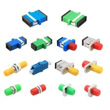 6Pcs SC to FC/ST/LC Fiber Coupler Flange Fiber Optical Adapter Connector SC-SC picture