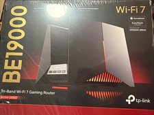 TP-Link Tri-Band BE19000 Gaming Router Wi-Fi 7, Archer GE800 New Box Damaged picture