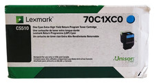 Lexmark 70C1XC0 Cyan Extra High Yield Toner Cartridge picture
