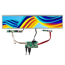HD USB LCD Controller Board With 19 inch DV190FBM-NB0 1920X360 LCD Screen picture