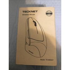 TECKNET TK-MS007 Ergonomic Wireless Cordless Mouse - White picture