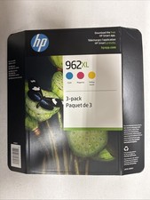 NEW HP 962XL High Yield Inkjet Cartridge Yellow/Magenta/Cyan EXP 01/2027 picture