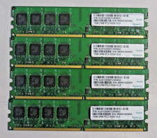 4GB Kit 4x1GB DDR2 667MHz PC2-5300U Desktop RAM Axiom AU01GE667C5KBGC Pair picture