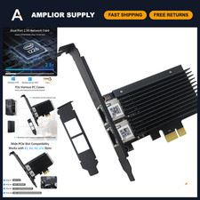Dual Port 2.5GBase-T Network Card PCIe Ethernet Adapter NIC RJ45 for Windows 10/ picture