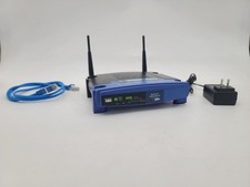 LINKSYS WRT54GL WIRELESS-G 54MBPS WI-FI ROUTER 4-PORT 10/100 ETHERNET W ADAPTER picture