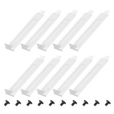 PCI Slot Cover Dust Filter, 10 Pcs Blanking Plate Expansion Blank Plate, White picture