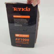 Tenda PH6 AV1000 Gigabit Passthrough Powerline Adapter Kit Pack of 2 NEW picture