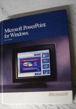 Microsoft Powerpoint for Windows 1990 Hard Cover picture