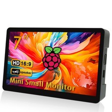 7'' Small HDMI Monitor 800x480 Raspberry Pi Screen with Case Second/Extend Sc... picture