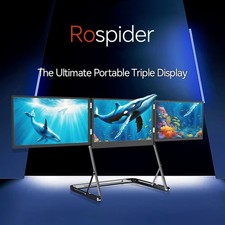 Rospider Portable Triple Laptop Screen Extender 14 Inch  USB-C picture