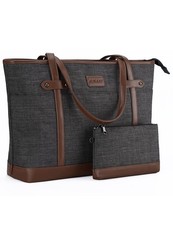 Laptop Tote Bag Women Water Resistant 15.6 Inch Computer Handbag Teacher Pouch picture