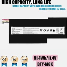 BTY-M6K Battery for MSI GF63 Thin 8RD 8RC 9SC GF75 Thin 3RD 8RC 8RD 9SC 52.4Wh picture