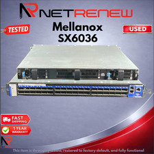 Mellanox SX6036 36 Port 40GB Homelab Switch   w/ MLNX-OS   2x Psu picture