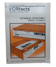 Sams VCR Facts Technical Service Data (GENERAL ELECTRIC 1VCR60121X) (VCR-119) picture