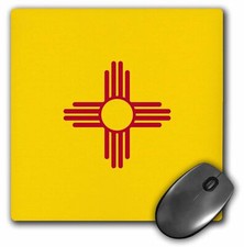 3dRose Flag of New Mexico - US American United State of America USA - red sun sy picture