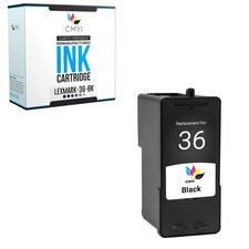 1-Pack Replacement CMYi Lexmark 36 Black Ink Cartridge for X Series X4650 X5650 picture