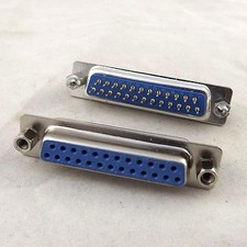 10pcs D-SUB DB25 25Pin Female DIP PCB Solder Connector Adapter 2 Rows Lock Screw picture