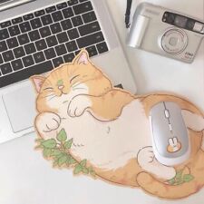 Kawaii Cat Mouse Pad Cute Cartoon Office Non-slip Waterproof Keyboard Mat Gifts picture