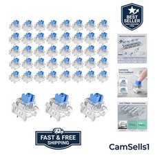 108PCS Mechanical Keyboard Switches - Blue Clicky, Durable, Reliable picture