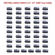20X DELL G13/12 HD Capacity Label SAS SSD for KG1CH F238F 8FKXC G176J 2.5