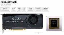 EVGA Nvidia GTX 680 2GB GDDR5 Graphics Card✅DP HDMI 2x DVI✅02G-P4-2680-KR picture