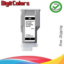 PFI-207 Black Ink Cartridge Fit Canon iPF680 IPF685 IPF780 IPF785 PFI207BK picture