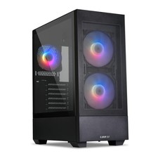 LANCOOL 205 MESH RGB ATX PC Case with USB Type C and ARGB Fans Black Mid Tower picture
