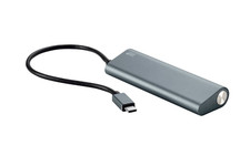 Monoprice-SuperSpeed-4-Port-USB-C-Hub,-Gray picture
