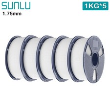 SUNLU 5x1KG PETG PLA PLA+2.0 SILK ABS ASA TPU 3D Printer Filament 1.75mm 5KG picture