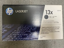 HP 13X High Yield Black Original Laser Jet Toner Cartridge Brand New picture