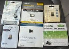 USB Bluetooth 4.0 Wireless Adapter Dongle Lot (6) Windows New Sealed & Open Box picture