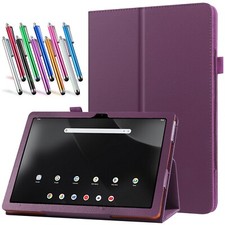 Onn 11'' Tablet Pro Case (2024 Model) Leather Folio Cover for Onn 11 inch+Stylus picture