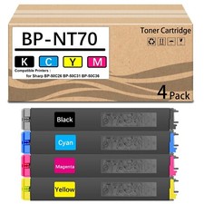 4 Pack BP-NT70 Toner Cartridge Replacement for Sharp BP-NT70 Toner Cartridges picture