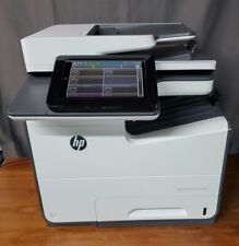 HP PageWide Enterprise AIO Color Flow MFP 586 75PPM With Ink Touchscreen Ex Cond picture
