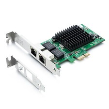 For Intel 82576EB Gigabit Network Adapter (NIC) Dual RJ45 Copper Port PCI-e X1 picture