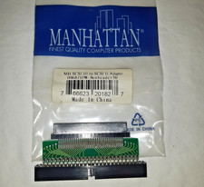MANHATTAN SCSI III TO SCSI II INTERNAL ADAPTER, DB68/HP (M) - BOX HEADER 50, NOS picture