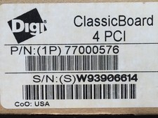 Digi International ClassicBoard 4 port PCI RS-323 Card 77000576 ✅❤️️✅❤️ picture
