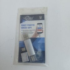 ThePhotoStick Mobile 64GB USB Flash Photo Backup Drive Silver Android PC Mac picture