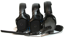 3 Gaming Headset Lot Logitech G432, Monster - Mics & Speakers Work Parts READ picture