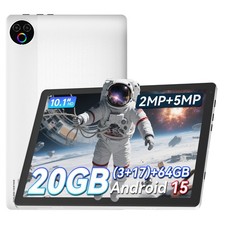 2026 10.1 inch Tablet Android 15 16GB RAM 64GB ROM Dual Camera IPS LCD HD WIFI picture